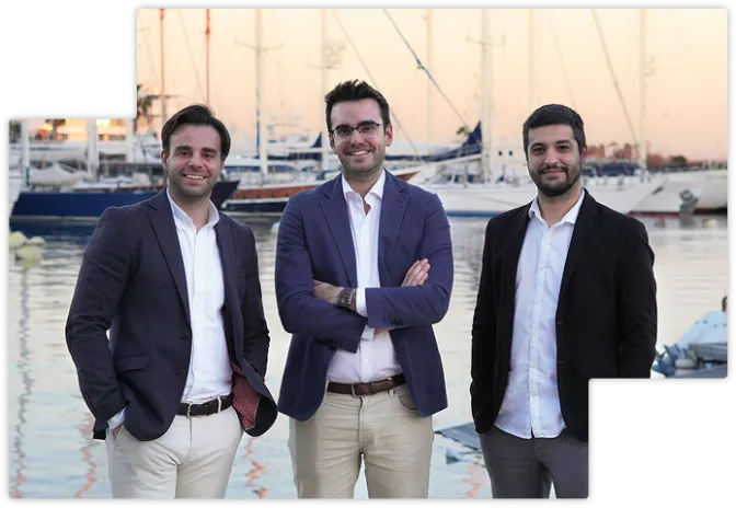 Los fundadores de Imperia SCM: Álvaro Bernabé, José Tomás Carrascoso y Sergio Alemany Los fundadores de Imperia SCM: Álvaro Bernabé, José Tomás Carrascoso y Sergio Alemany